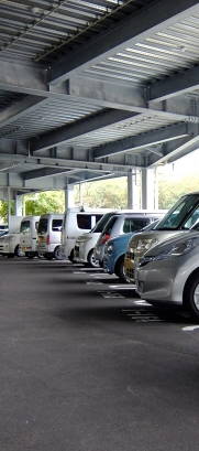 無料駐車場が完備されています